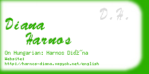 diana harnos business card